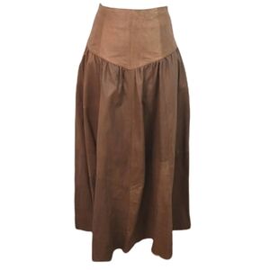 Georgetown Leather Design Vintage Leather  Skirt